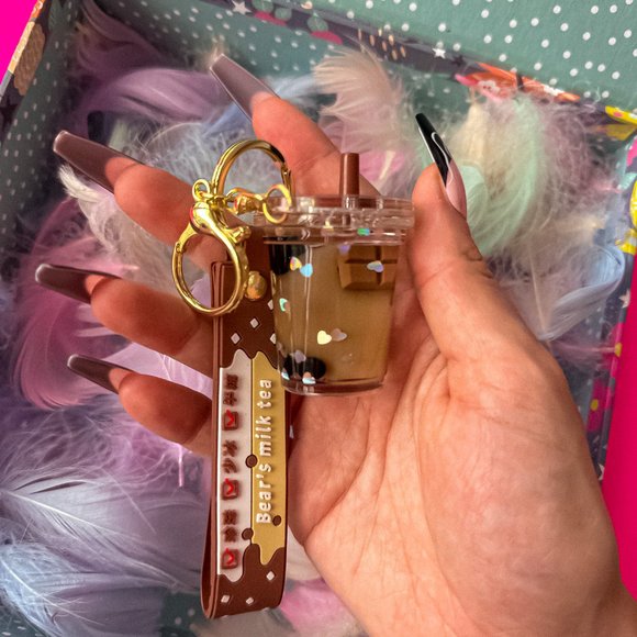 PinkyWay Bobba Tea Keychain - Picture 2 of 4